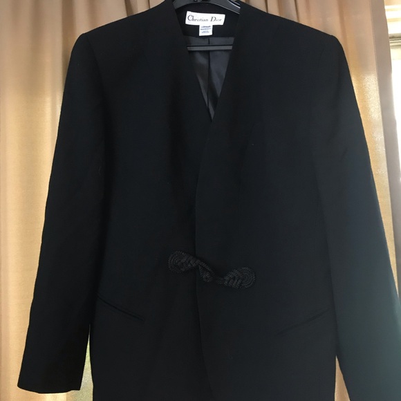 Dior Jackets & Blazers - Plus size Christian Dior blazer black rope 14 plus